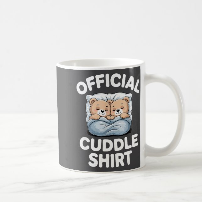 Mug Cuddle Shirt Cute Teddy Bear Sleepwear  (Droite)
