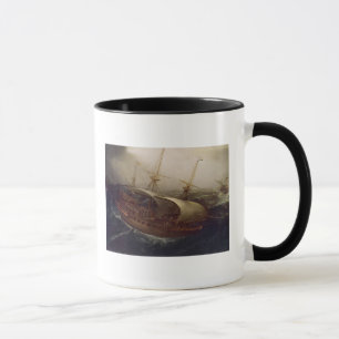 Mug Cuirassé néerlandais dans une tempête
