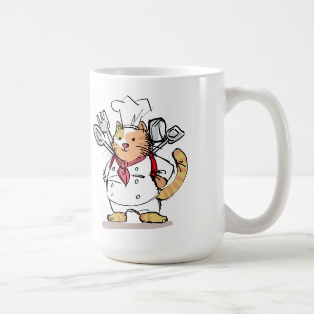 Mug Cuisine avec le chef cuisinier (Droite)