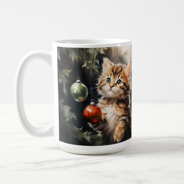 MUG CUISINE BROWN ADORABLE AVEC BALLES DE NOËL (Gauche)