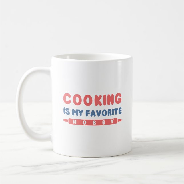 Mug Cuisine Est Mon Hobby Favori (Gauche)