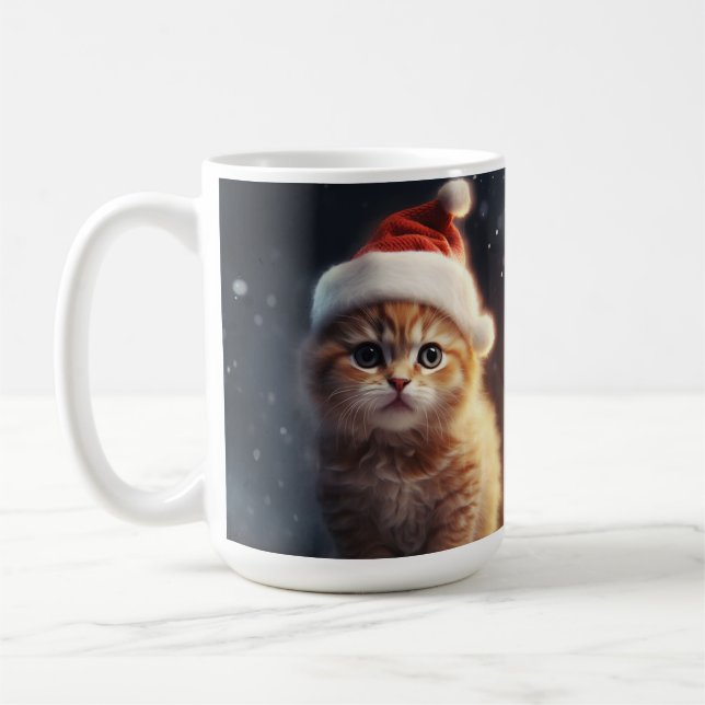 MUG CUISINE ORANGE FLUFY AVEC BAIN SANTA CUTE (Gauche)