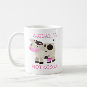 Mug Cuisine Rose Noir Blanc Vache Chaud Coca