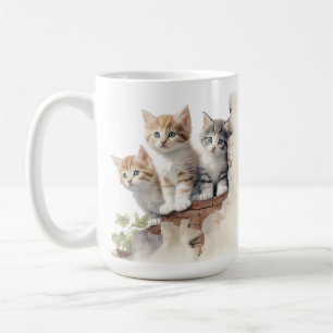 MUG CUISINES FLUFY ADORABLES SUR MUR EN BRIQUE