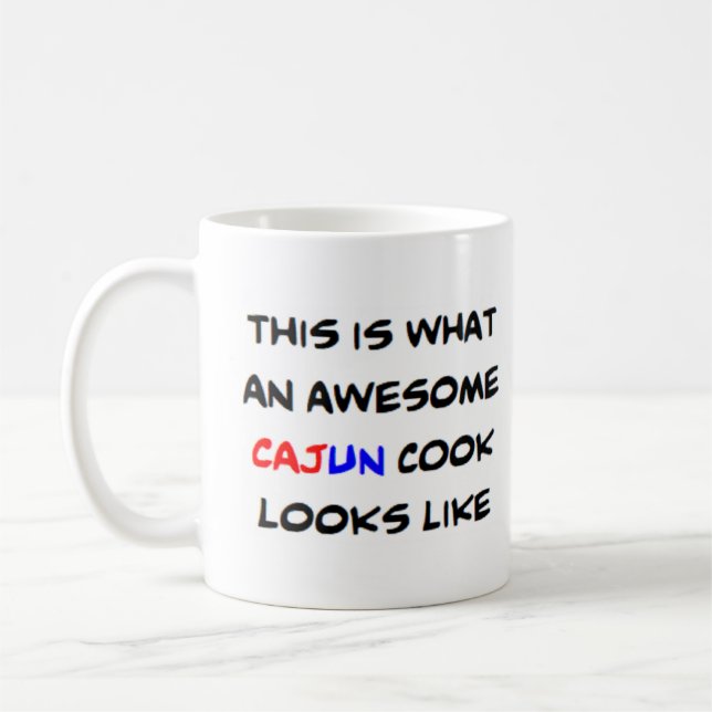 Mug cuisinier cajun génial (Gauche)