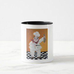 Mug cuisinière graisse petit chef design
