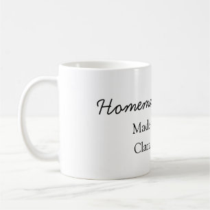 Mug Cuisiniers maison ajoutez votre texte nom personna