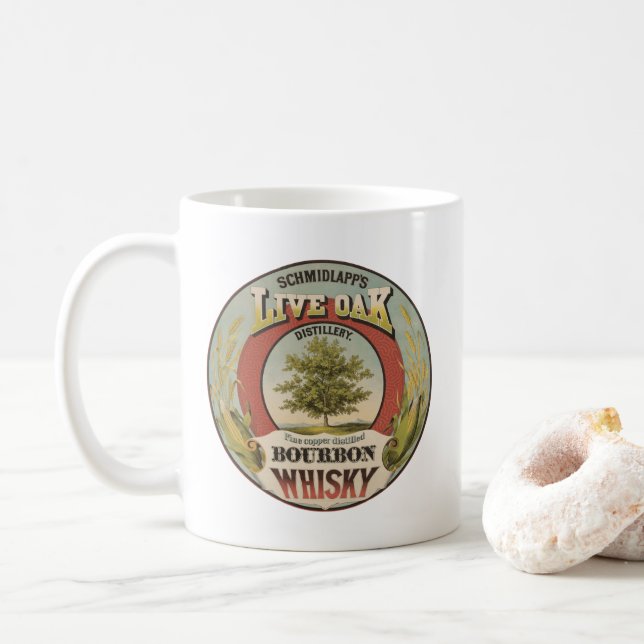 Mug Cuivre fin Distillé Bourbon Whisky. (Avec donut)