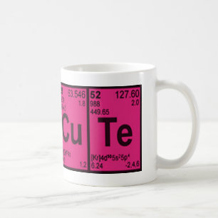 Mug Cuivre Tellure "CuTe" Rose Chaud Filles Geek Nerd