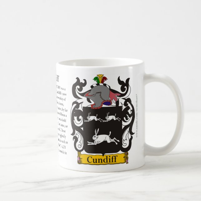 Mug Cundiff, l'origine, la signification et la crête (Droite)
