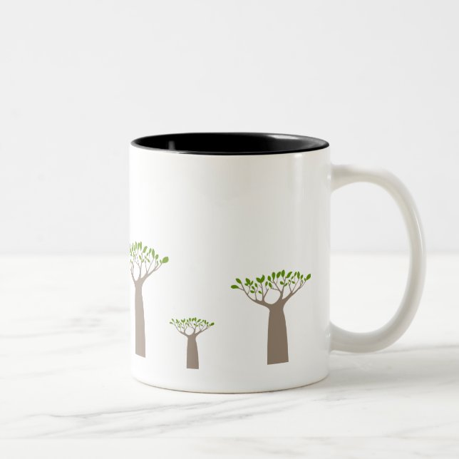 Mug cup (Baobab Trees) Zweifarbige Tasse (Rechts)