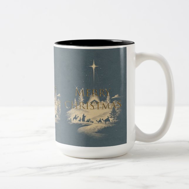 Mug Cup Christmas  Zweifarbige Tasse (Rechts)