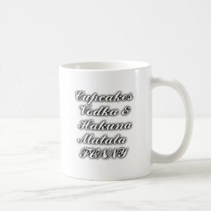 Mug Cupcakes Vodka Hakuna Matata FUNNY
