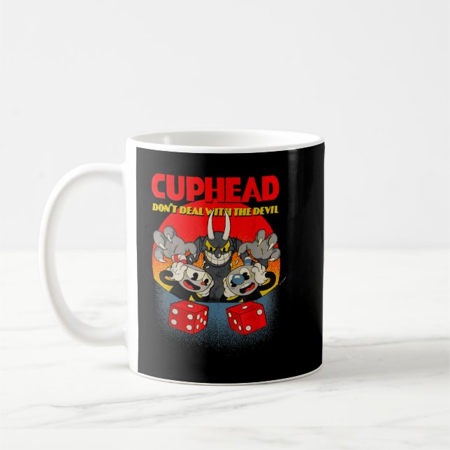 Mug Cuphead And Mugman Devil's Dice Video Game  (Gauche)