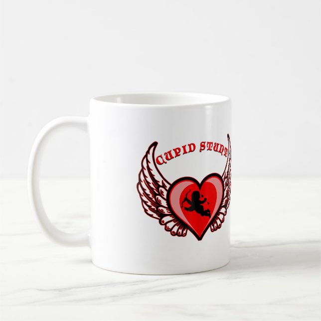 Mug Cupid Stunt Offensive Valentines Day (Gauche)