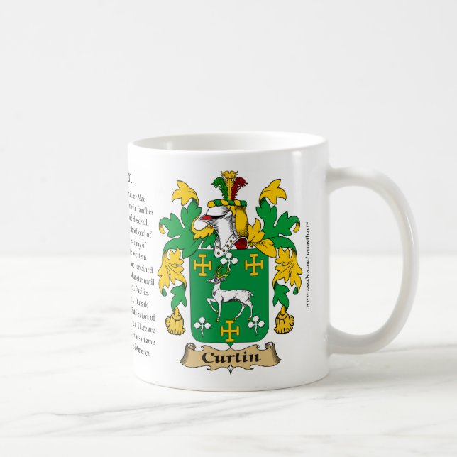 Mug Curtin, l'origine, la signification et la crête (Droite)