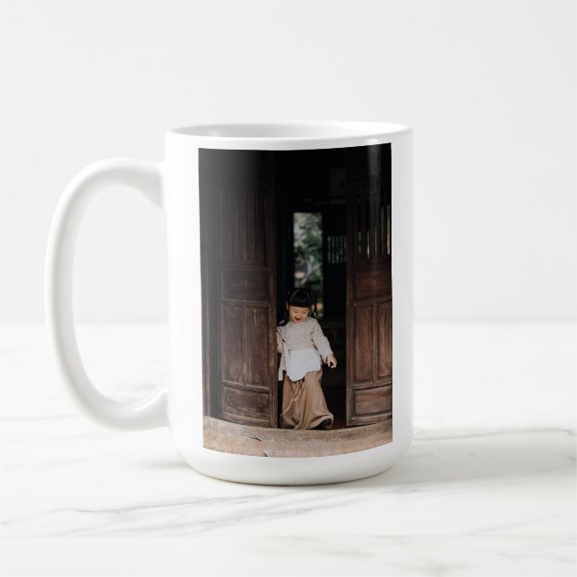 Mug Custom, Add Photo and Text (Gauche)