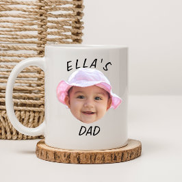Mug Custom Baby Face Photo New Dad
