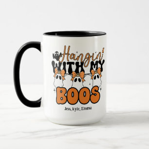 Mug Custom Halloween Maman Hangin' avec mes bottes