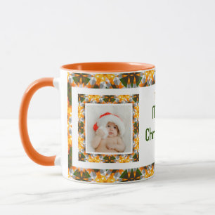 Mug Custom Jolly Automne Motif Photo Tea Photo