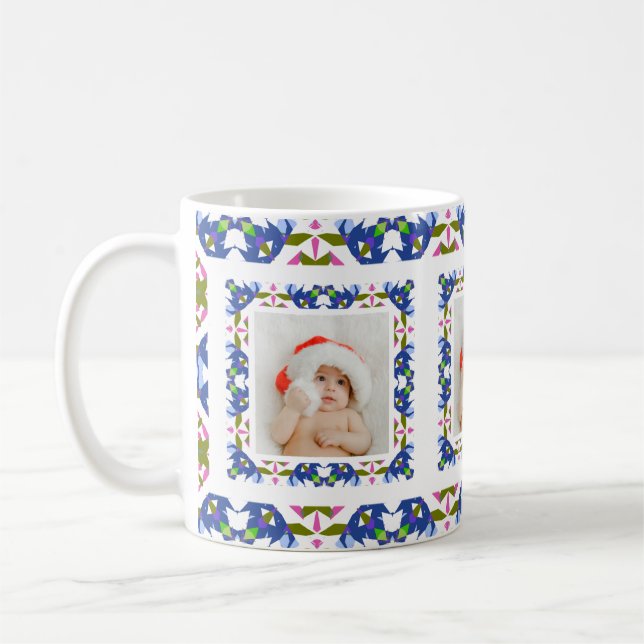 Mug Custom Jolly Noël Motif Photo Tea (Gauche)