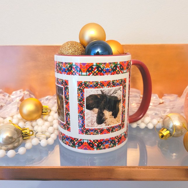 Mug Custom Jolly Noël Motif Photo Tea (Créateur téléchargé)