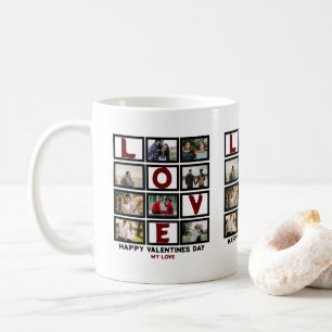 Mug Custom Love Happy Valentines Day 8 Collage photo