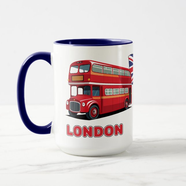 Mug Custom Name London England (Gauche)