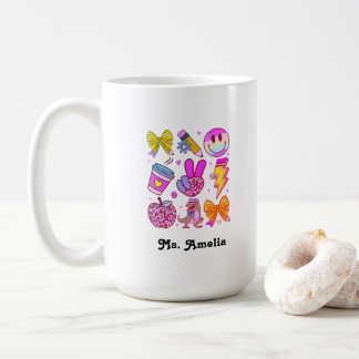 Mug Custom Name Mug, Custom Teacher Mug,Back to school