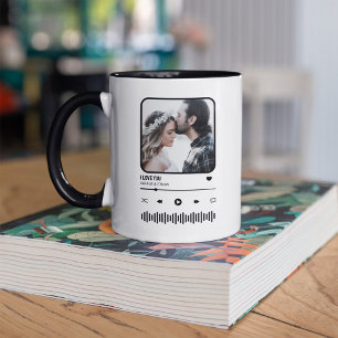 Mug Custome Photo Song Playlist Couple Valentine's Day