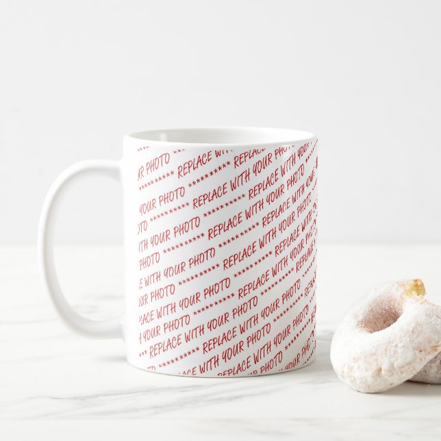 Mug Customize This! Add Your Art or Photograph (Avec donut)
