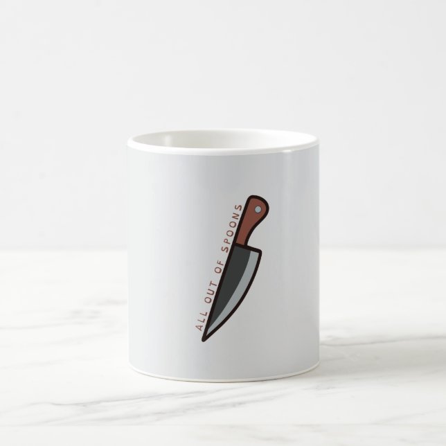 Mug Cute all out in cuillères dessin animé pour handic (Centre)