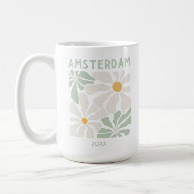 Mug Cute Amsterdam Floral (Gauche)