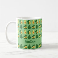 Cute Avocado Lover personnalisé vert