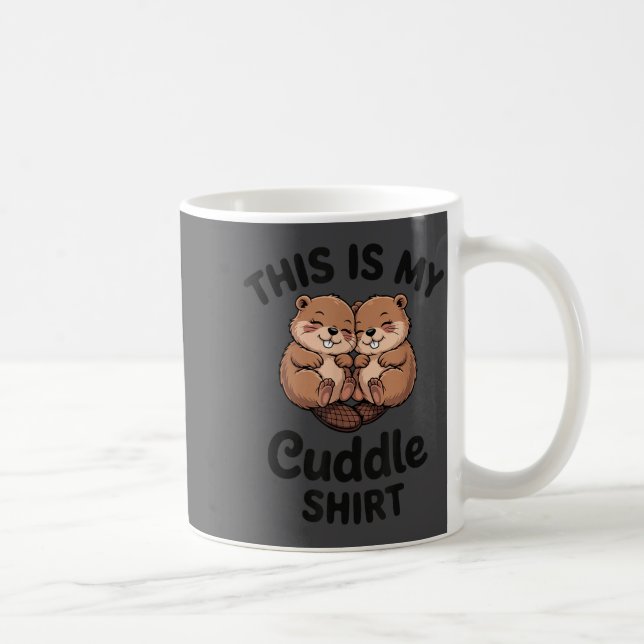 Mug Cute Beavers This Is My Cuddle  (Droite)