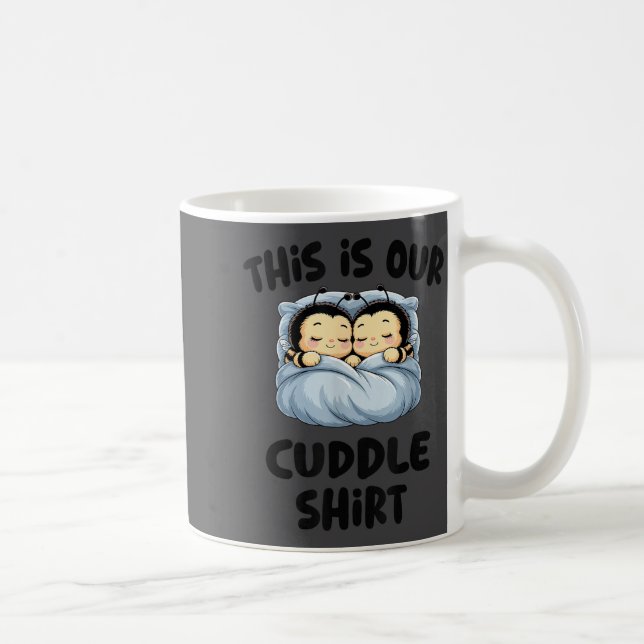 Mug Cute Bee Lovers This Is Our Cuddle  (Droite)