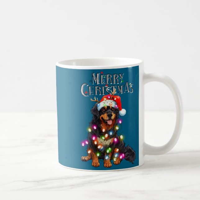 Mug Cute Bernese Mountain Christmas Lights Xmas Dog Lo (Droite)