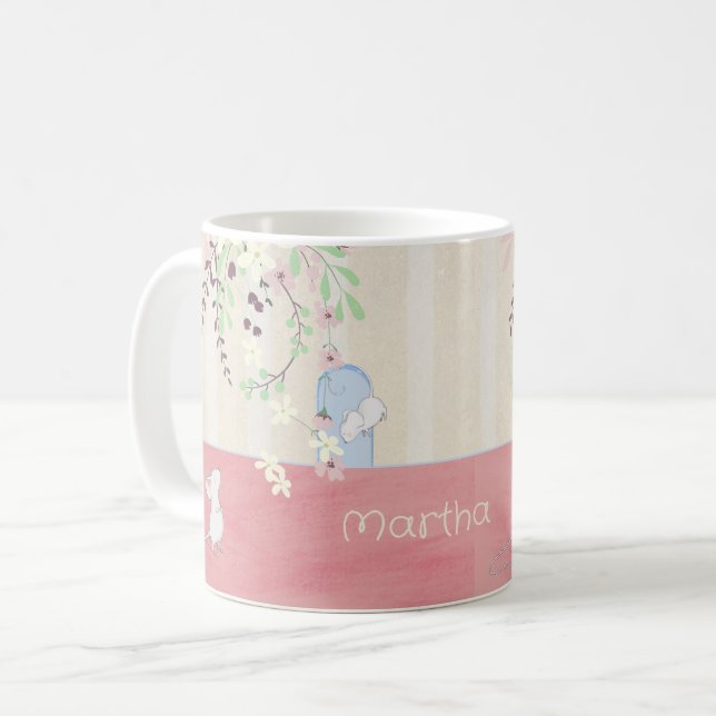 Mug Cute blanche à la maison (Devant gauche)