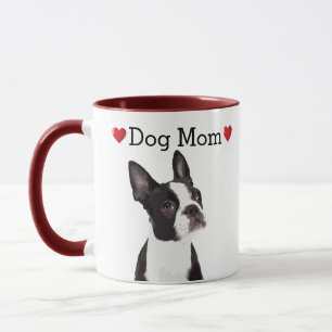 Mug Cute Boston Terrier Coeur Chien Maman Chiot