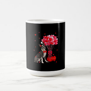 Mug Cute Boston Terrier Valentines Day Heart Amoureux
