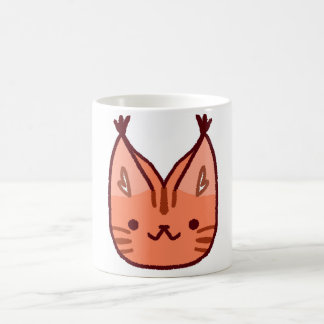 Mug Cute bouchon de chat orange