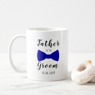 Mug Cute Bow Cravate père de la pièce Personnalisée