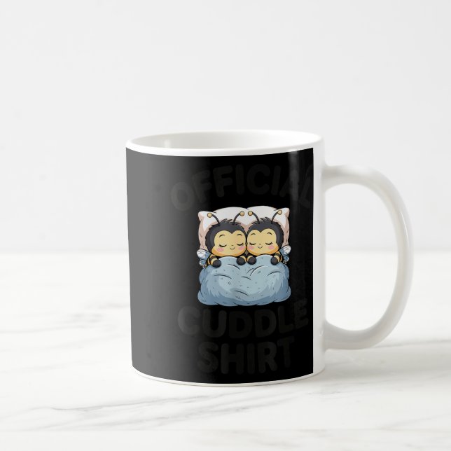 Mug Cute Bumble Bee Couple Cuddle  (Droite)