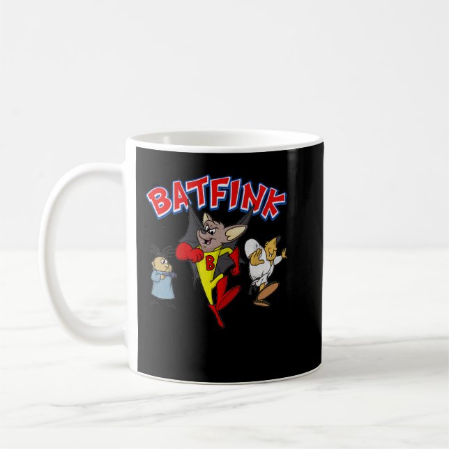 Mug Cute Cadeau Batfink Le Bat Superhero Carton Charac (Gauche)