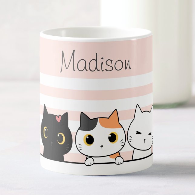 Mug Cute Cats Personnalisé (Créateur téléchargé)