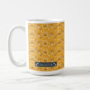 Mug Cute Chat Motif moderne Personnalisé