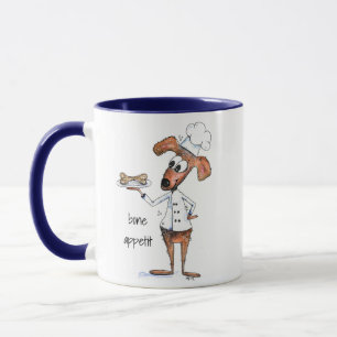 Mug Cute chef de chien Whimsical