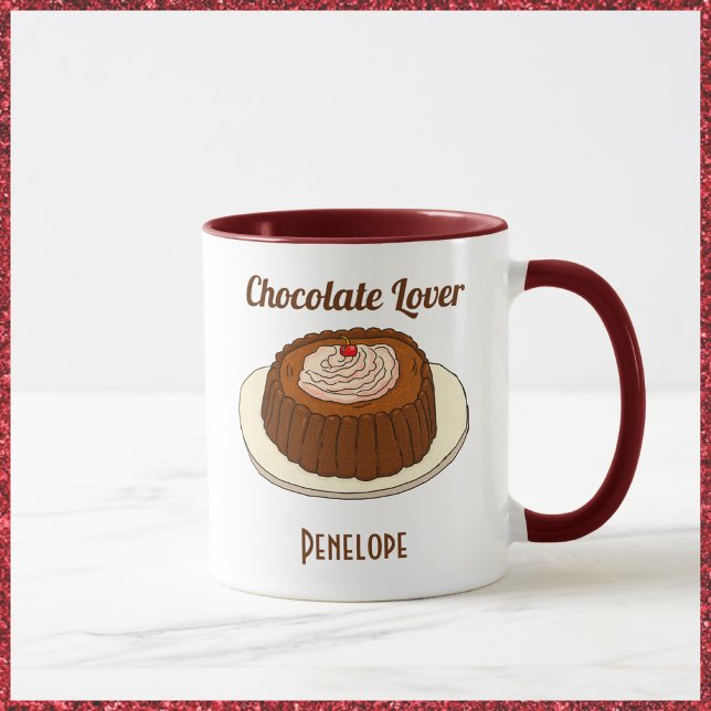 Mug Cute Chocoholate Chocolat Lover (Créateur téléchargé)