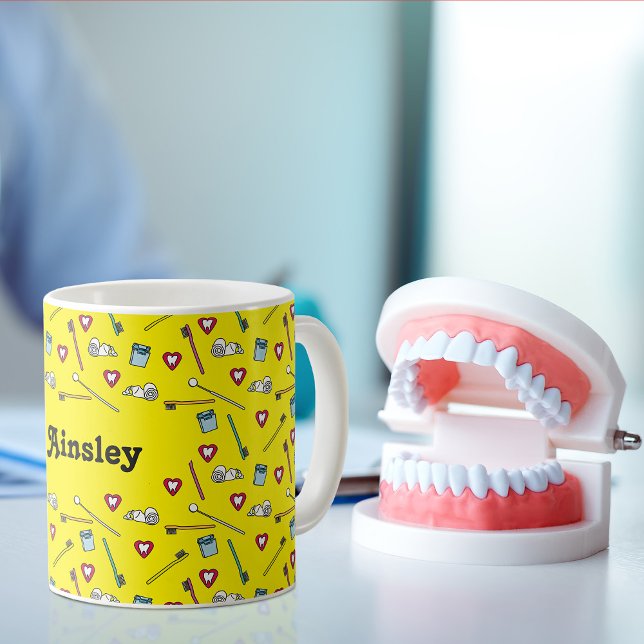 Mug Cute Dental Personnalisé (Créateur téléchargé)