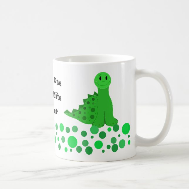 Mug Cute Dinosaur Conception de l'enseignant (Droite)
